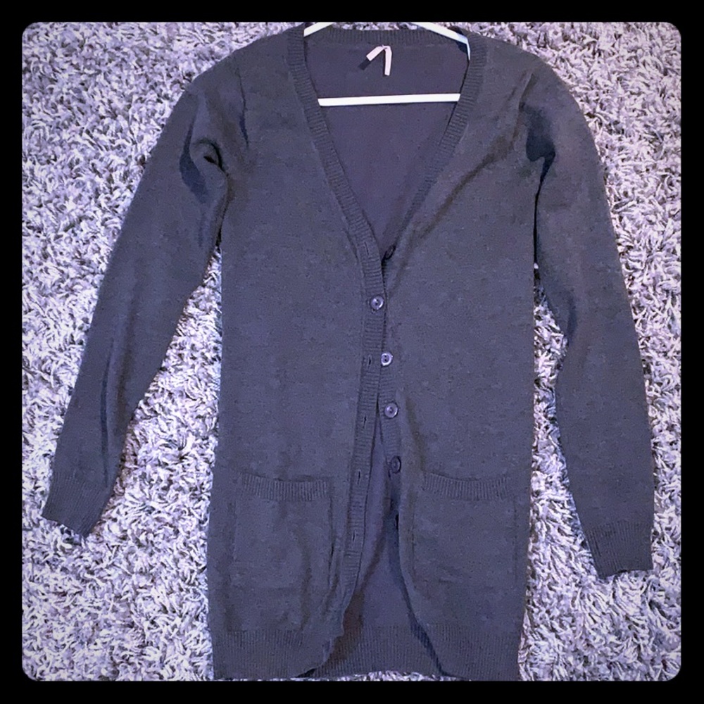 Gray Cardigan